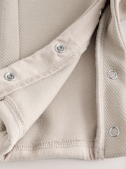 Baker by Ted Baker Stone Textured Dungaree and All Over Print Polo Shirt Set - Image 6 of 9