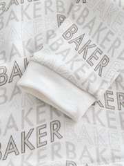 Baker by Ted Baker Letter Print Mockable Rompersuit - Image 5 of 7