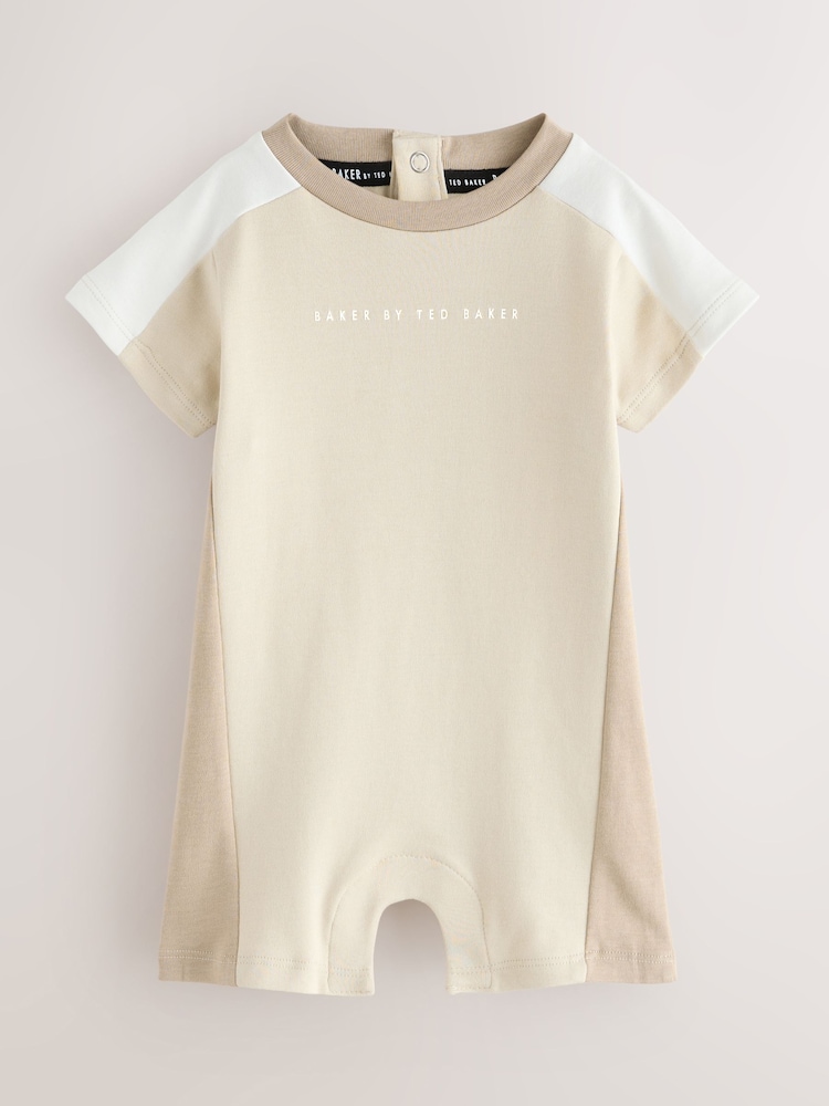 Baker by Ted Baker 2 Pack Colourblock Rompers - 圖片 2/9