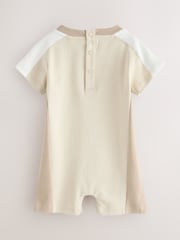 Baker by Ted Baker 2 Pack Colourblock Rompers - 圖片 4/9