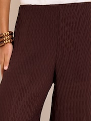 Lipsy Burgundy Red Wide Leg Trousers - Image 5 of 5
