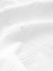 White Sleeveless Crew Neck Cornelli Top - Image 7 of 7