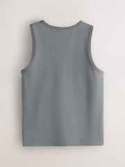 Black/White/Grey Graphic Vests 3 Pack - Image 10 of 15