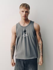 Black/White/Grey Graphic Vests 3 Pack - Image 2 of 15