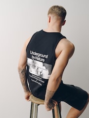 Black/White/Grey Graphic Vests 3 Pack - Image 5 of 15