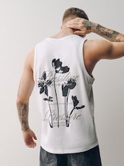 Black/White/Grey Graphic Vests 3 Pack - Image 6 of 15