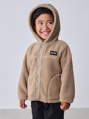 Baker by Ted Baker Bonded Borg Fleece - Image 3 of 18