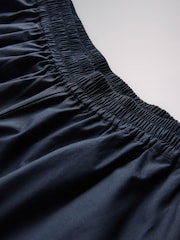 The Set 2 Pack Wide Leg Cotton Culottes Navy/White - Image 4 of 5