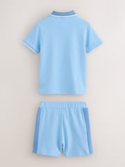Baker by Ted Baker Textured Polo Shirt and Shorts Set - Image 2 of 6