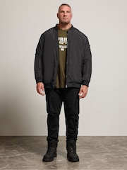 BadRhino Big & Tall Black Bomber Jacket - Image 2 of 6