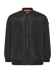 BadRhino Big & Tall Black Bomber Jacket - Image 5 of 6