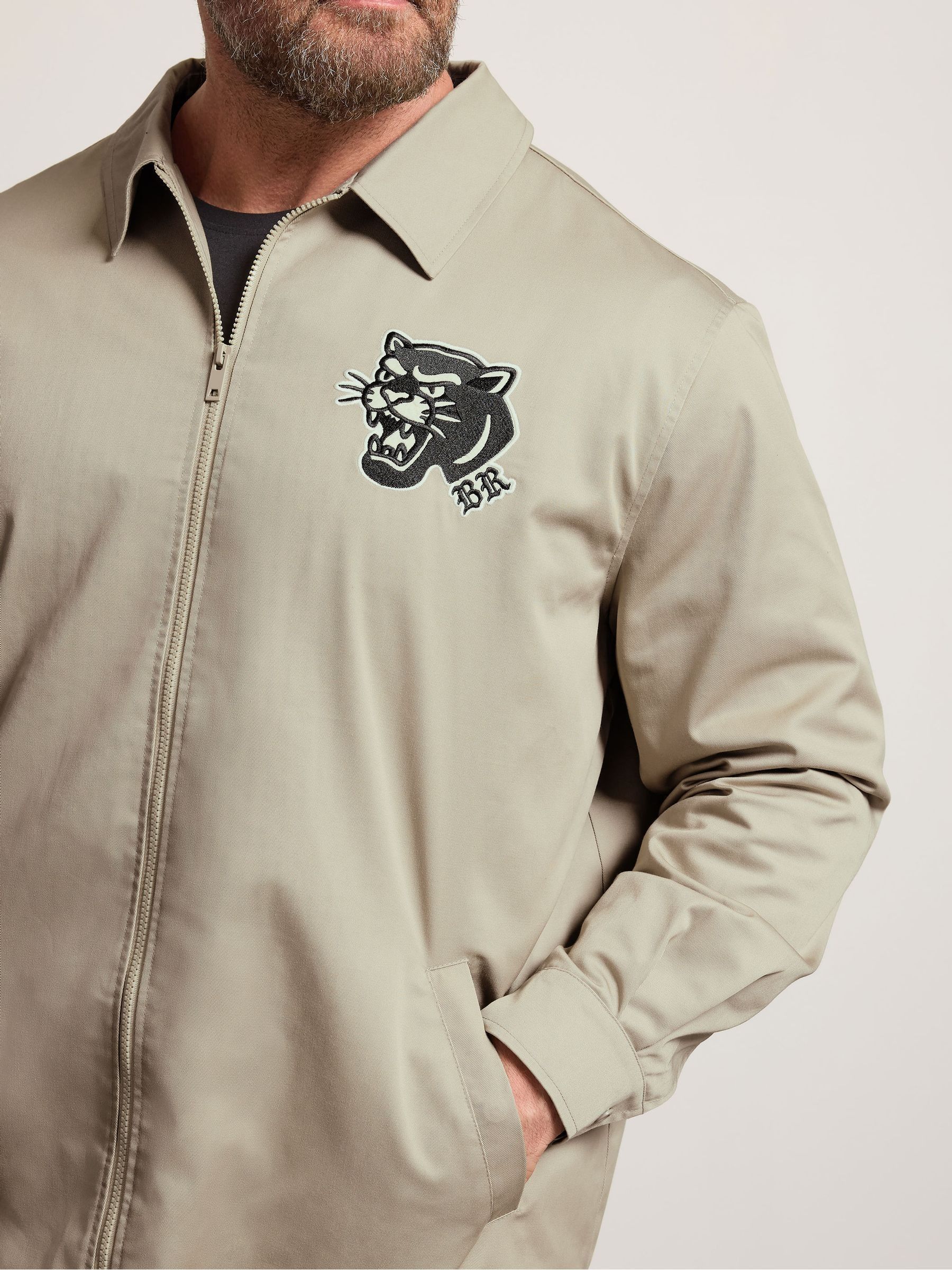 Buy BadRhino Big & Tall Natural Crockery Canvas Jacket from Next USA