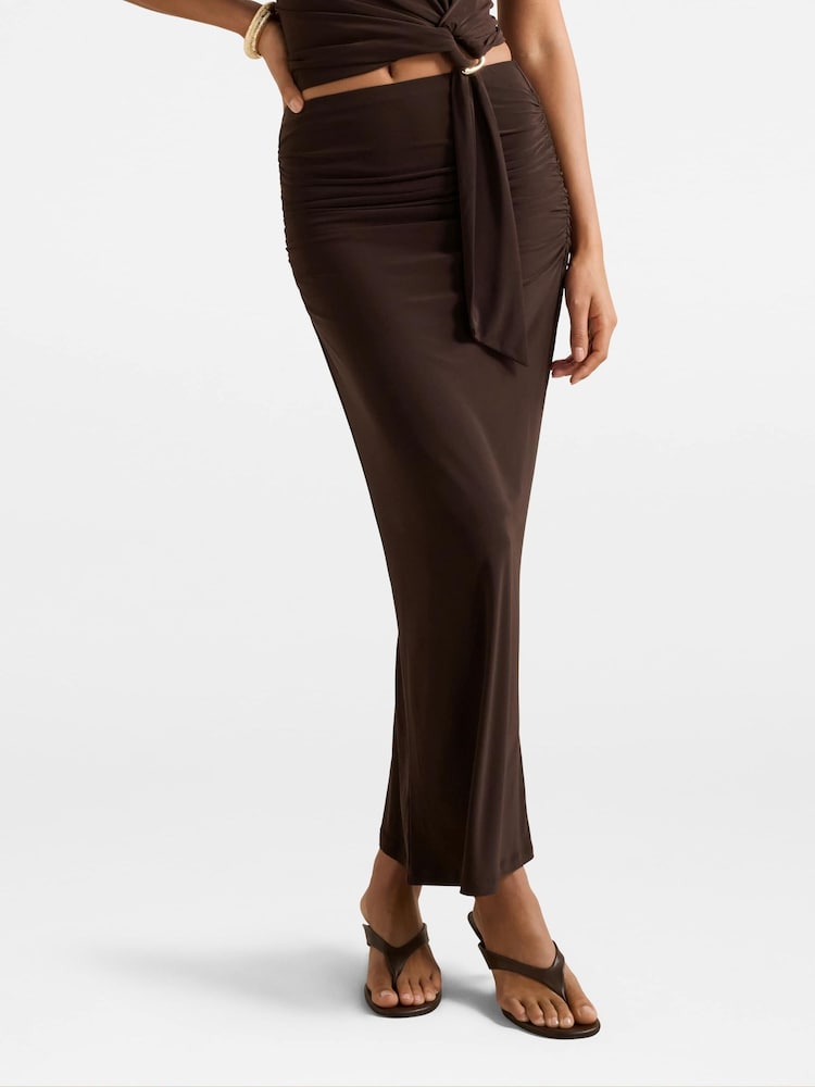 Forever New Brown Jazelle Jersey Maxi Skirt - Image 1 of 5 Forever New Brown Jazelle Jersey Maxi Skirt - Image 1 of 5