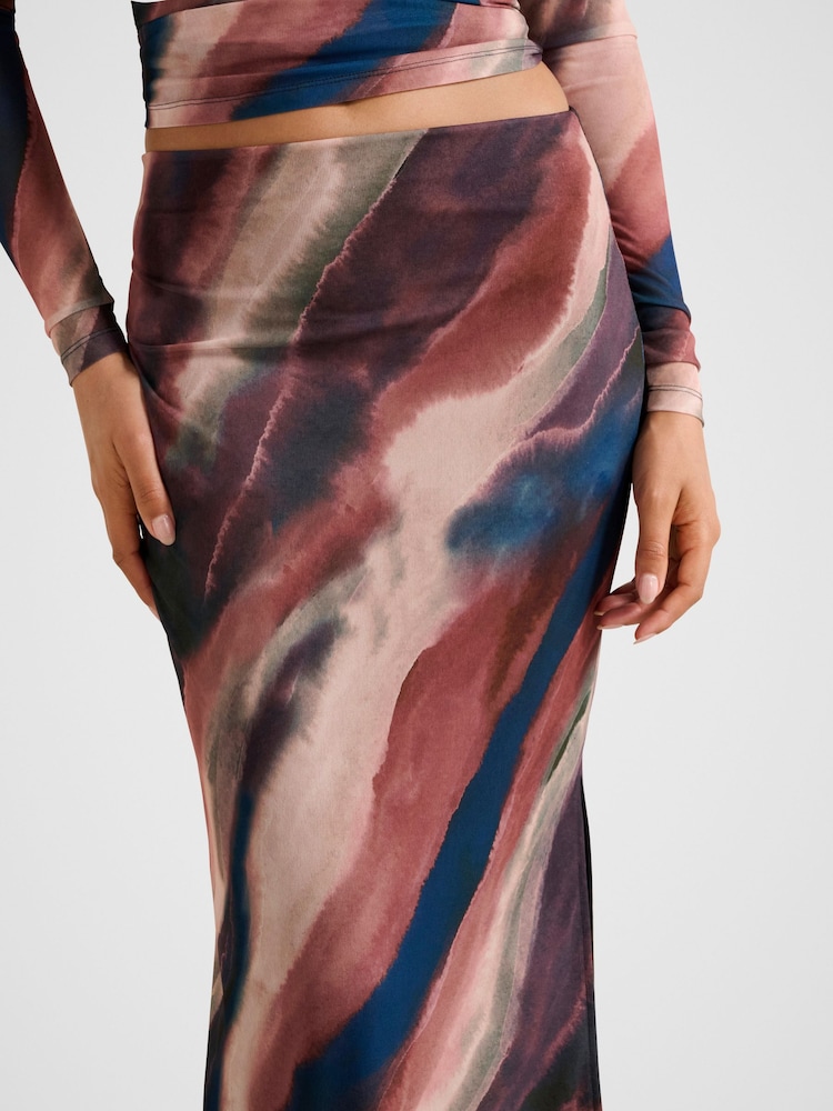 Forever New Brown Mia Mesh Maxi Skirt - Image 5 of 5 Forever New Brown Mia Mesh Maxi Skirt - Image 5 of 5