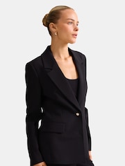 Forever New Black Victoria Single Breasted Blazer - Image 4 of 5