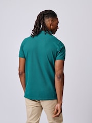 Aubin Green Oliver Pique Polo Shirt - Image 1 of 3