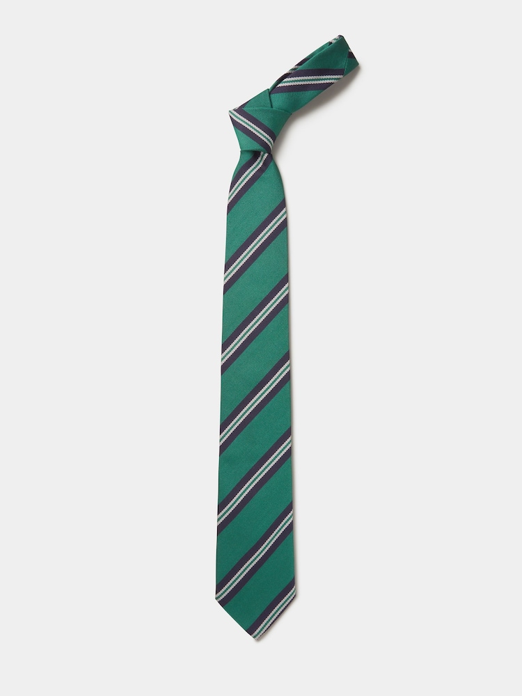 Aubin Green Silk Tie - Image 2 of 2