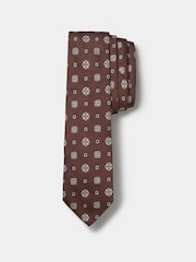Aubin Silk Brown Tie - Image 1 of 2