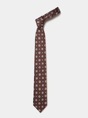 Aubin Silk Brown Tie - Image 2 of 2