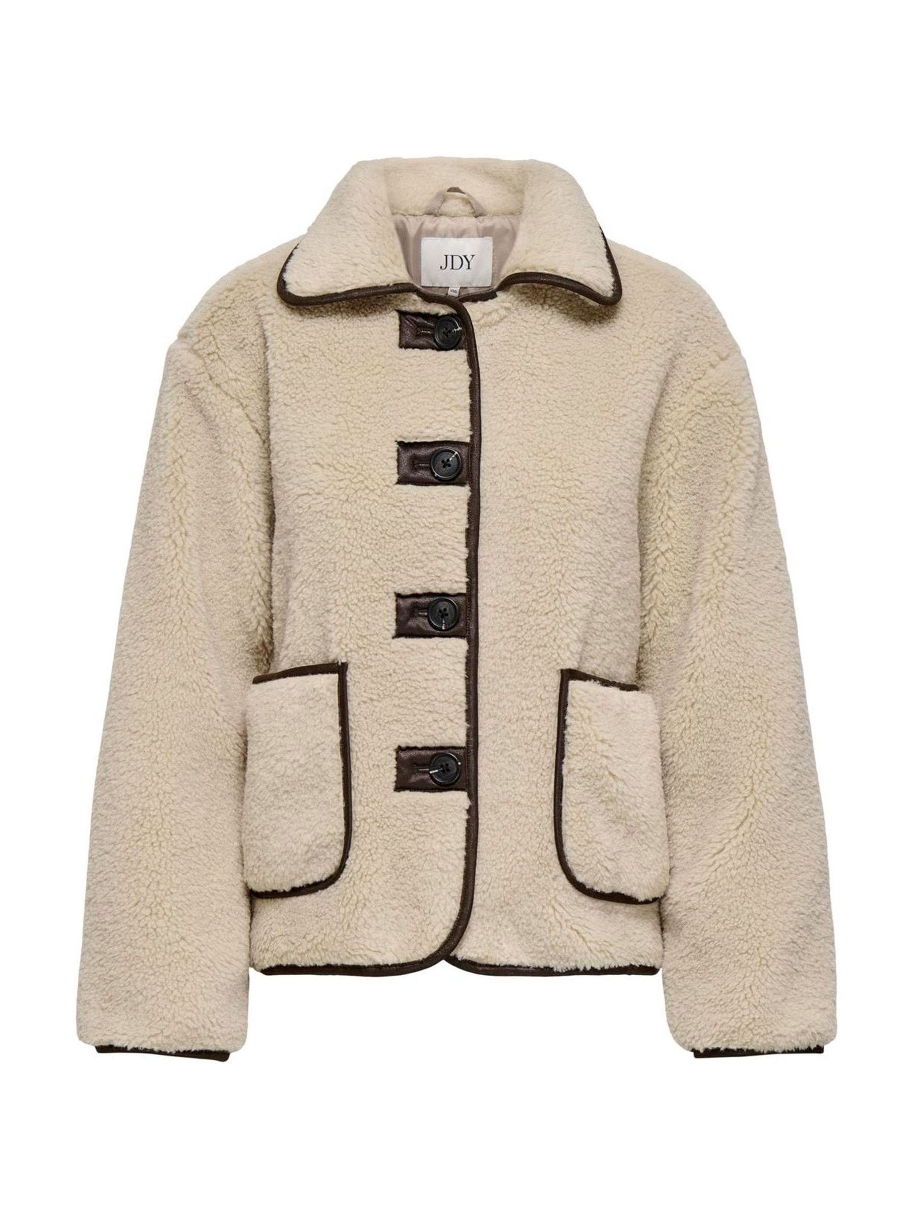 Buy JDY Grey Sherpa Jacket from Next South Africa