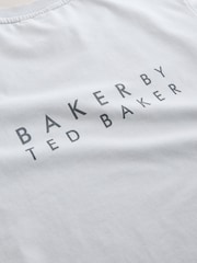 Baker by Ted Baker Grey Oversized Washed T-Shirts and Shorts Set - Image 6 of 7