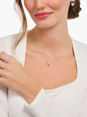 Thomas Sabo Pink Necklace With Heart Shaped Pendant - Image 3 of 3