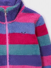 Crew Clothing Pink Borg Zip-Through Fleece - Image 3 of 3