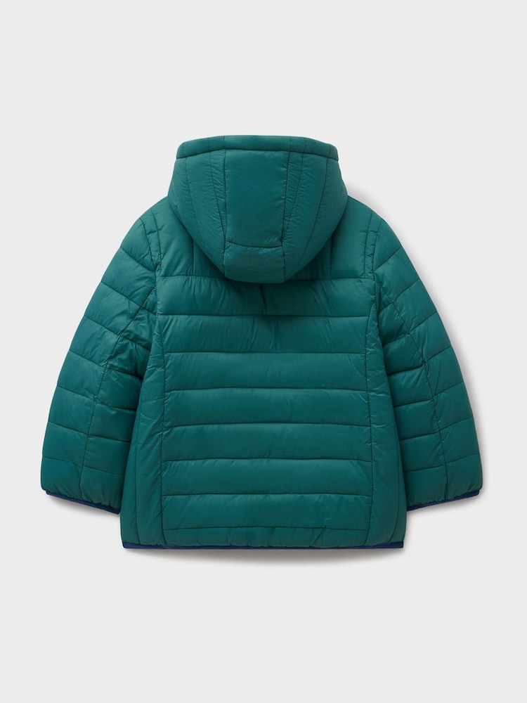 Crew Clothing Green Reversible Lightweight Lowther Jacket - Image 2 of 3 Crew Clothing Green Reversible Lightweight Lowther Jacket - Image 2 of 3
