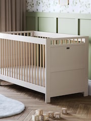 Silver Cross 4 Piece Natural Seville Furniture with Mattress Set - Image 3 of 6