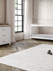 Silver Cross White Valencia Cot Bed and Dresser - Image 2 of 6