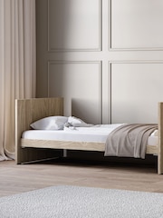 Silver Cross Brown Geneva Cot Bed and Dresser - Image 4 of 6