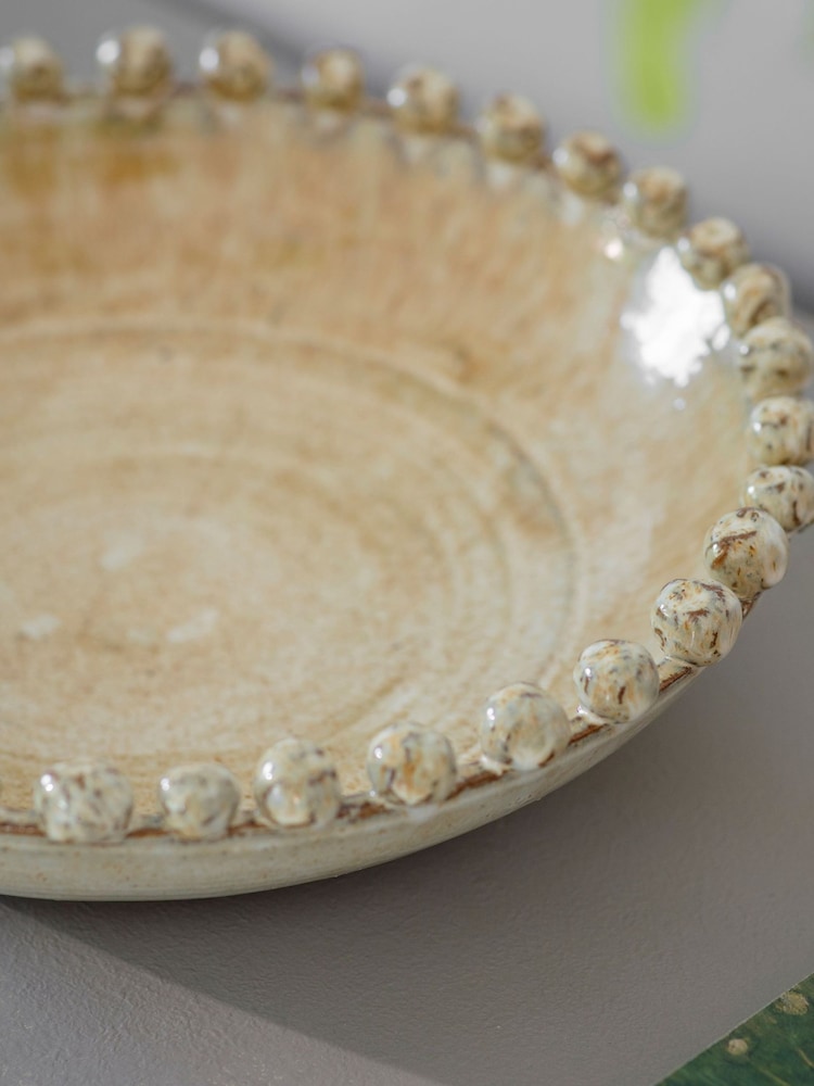 One.World White Blythdale Bobble Bowl - Image 2 of 2 One.World White Blythdale Bobble Bowl - Image 2 of 2