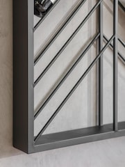 One.World Black Portland 16 Bottle Wine Wall - Image 2 of 2