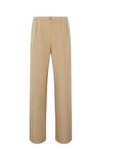Long Tall Sally Natural Buckle Wide Leg Trousers - Image 5 of 5