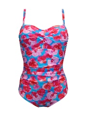 Costum de baie cu efect modelator al abdomenului și bretele detașabile Pour Moi Santa Monica - Imaginea 3 din 4