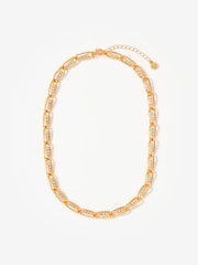 Mint Velvet Gold Gold Tone Pave Chain Necklace - Image 1 of 3