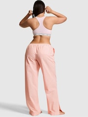 Victoria's Secret Pink Vitamin C Orange Stripe Long Split Leg Pyjama Bottoms - Image 2 of 3