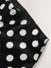 Black/White Polka Dot Capri Cropped Length Trousers - Image 2 of 3