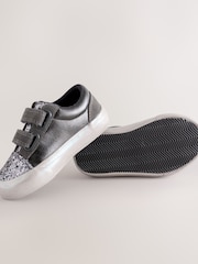 Pewter Grey Wide Fit (G) Touch Fastening Trainers - Image 3 of 5
