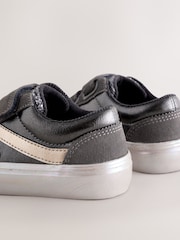 Pewter Grey Wide Fit (G) Touch Fastening Trainers - Image 5 of 5