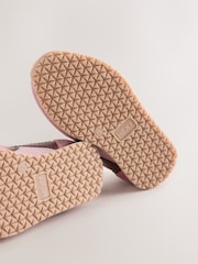 Purple Standard Fit (F) Elastic Lace Trainers - Image 4 of 4