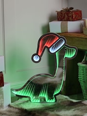 Festive 60cm Infinity Cute Dinosaur Christmas Decoration - Image 1 of 1