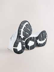 White Elastic Lace Touch Fasten Trainers - Image 5 of 5