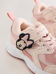 Pink Minnie Mouse Elastic Lace Touch Fasten Trainers - Image 4 of 5