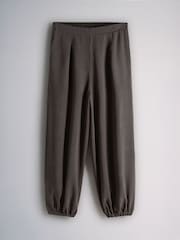 The Set 2 Pack Balloon Trouser Black/Chocolate Brown - Image 7 of 9