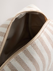 Pink Hardware Detail Stripe Pouch - Image 3 of 5