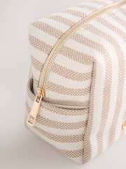 Pink Hardware Detail Stripe Pouch - Image 4 of 5