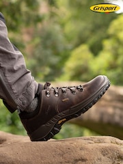 Grisport Brown Dartmoor Waterproof Walking Shoes - Image 11 of 14