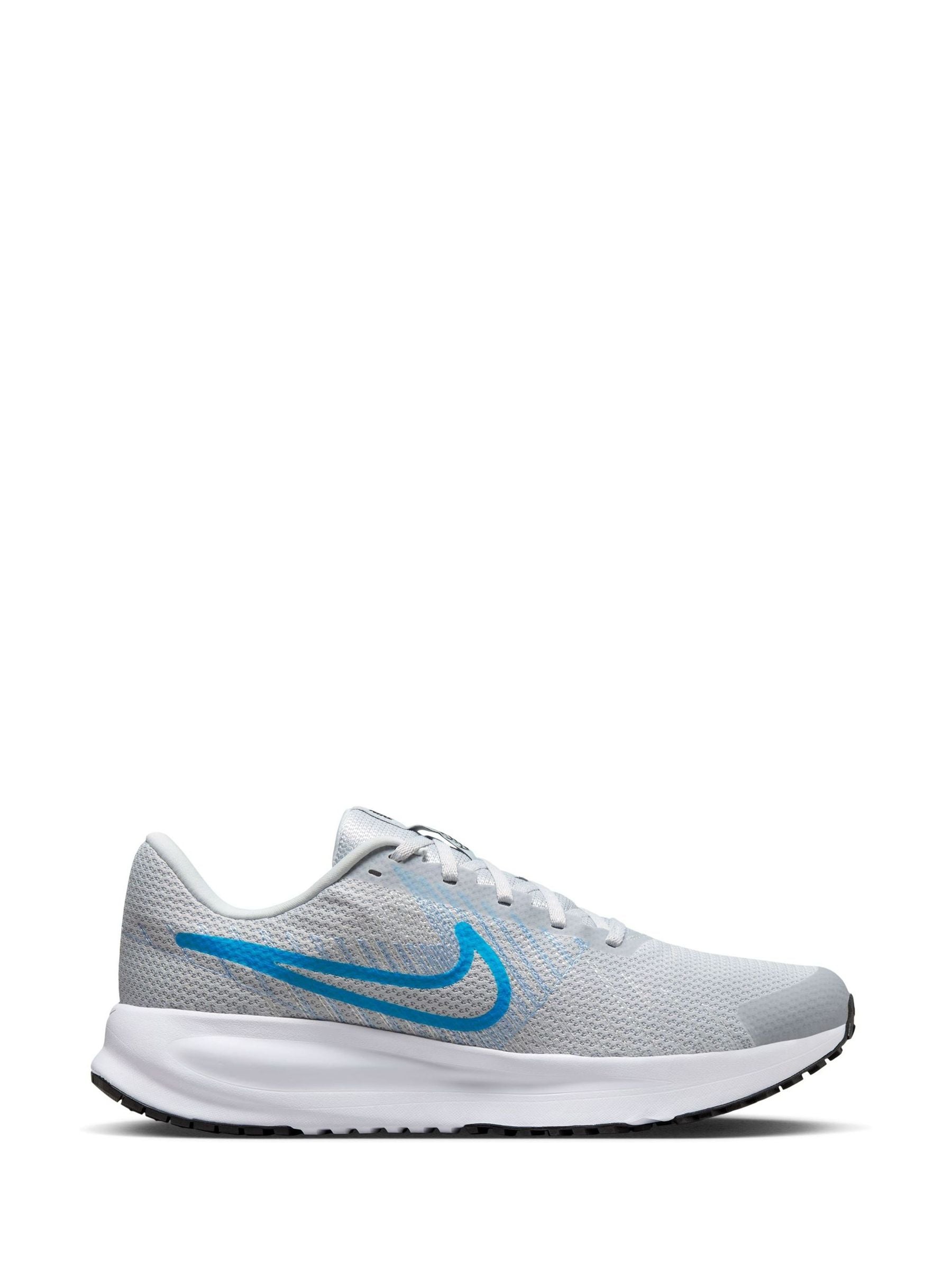 nike shoes grey and blue