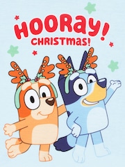 Character Blue Long Sleeve Christmas Pyjamas - Image 10 of 11